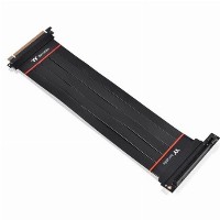 Thermaltake PCI Express Extender 90 Black PCI-E 4.0 16X 30cm