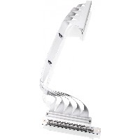 Thermaltake PCI-E 4.0 Dual 90 Degree Riser Cable 400mm Snow