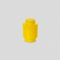 Room Copenhagen LEGO Storage Brick 1 rund gelb (gelb)