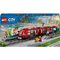 LEGO 60423 City Straenbahn mit Haltestelle