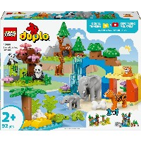 LEGO 10446 DUPLO Town Wildtier-Familien 3-in-1-Set