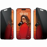 PanzerGlass Privacy iPhone 15 Pro. UWF w. EasyAligner