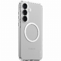 CARE Flagship Case Clear w. white QI Galaxy S25 Plus