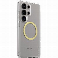 CARE Flagship Case Clear w. Chardonnay QI Galaxy S25 Ultra