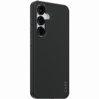 CARE Fashionable Case Black w. QI Compatible Galaxy S25