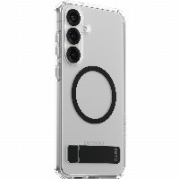 CARE Feature Case Clear w. Kickstand & QI Galaxy S25 Plus