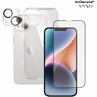 PanzerGlass f. iPhone 14. Bundle Clear Glass+Case