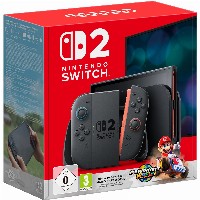 Nintendo Switch 2 + Mario Kart World-Set Schwarz