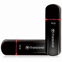 STICK USB-Stick 4GB Transcend JetFlash 600 schwarz (MLC)