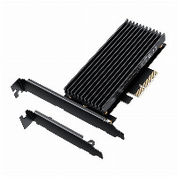 GRAUGEAR PCI Card M.2 PCIe 4.0 Card für M.2 NVMe SSD