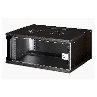 DIGITUS Wandgehäuse SOHO PRO 4HE 240x540x400 mm 19″ schwarz