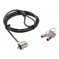 Dicota Security Cable T-Lock Base, keyed, 3x7mm slot