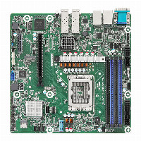 ASRock Mainboard EC262D4U2-2L2Q/E810 micro-ATX Sockel 1700 DDR5-only Single