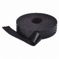 Klettband 20mm breit 10m Rolle schwarz