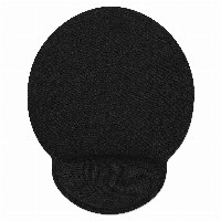 MANHATTAN Mauspad Schaumstoff mit Handballenauflage schwarz retail
