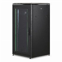 DIGITUS Netzwerkschrank Unique 22HE 1164x600x600mm schwarz (Speditionsversand)