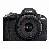 Canon EOS R50, Black + RF-S 18-45mm F4.5-6.3 IS STM Kit Action Cameras