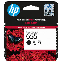 HP 655 Black Original Ink Advantage Cartridge ink cartridge