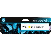 HP 980A original Ink cartridge D8J09A yellow standard capacity 83ml 6.600 pages 1-pack Office jet Enterprise