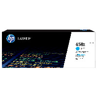 HP 658X High Yield Cyan Original LaserJet toner cartridge Toner