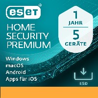 ESET Home Security Premium - 5 User, 1 Year - ESD-DownloadESD