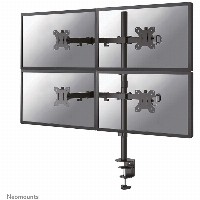 Neomounts FPMA-D550D4BLACK bewegliche Tischhalterung für 4 Bildschirme 13″-32″ - Schwarz