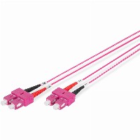 DIGITUS LWL Patchkabel SC -> SC 1.00m Multimode Duplex OM4