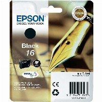 Epson Tinte 16 C13T16214012 Schwarz bis zu 175 Seiten