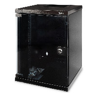 DIGITUS Wandgehäuse 254 mm (10″) - 312x300 mm (BxT),schwarz