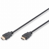 DIGITUS HDMI High Speed mit Ethernet Anschlusskabel, 3m, sw