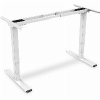 DIGITUS Elektrisch höhenverstellbares Tischgestell, Dual-Motor, 3-Stufen, Weiß