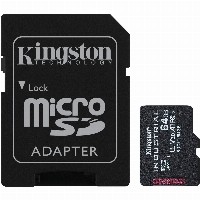 CARD 64GB Kingston Industrial microHC 100MB/s +Adapter