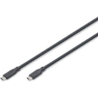 DIGITUS USB 3.2 Kabel Typ C -C Silikon St/St 1m schwarz