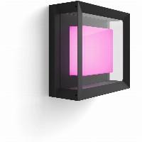 Philips HUE Econic LED Wandleuchte. quadratisch. schwarz