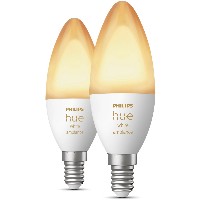 Philips Hue White Ambiance E14 Kerze Doppelpack 2x470lm