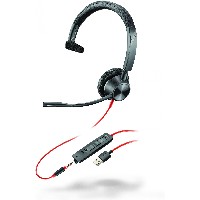 HP Poly Headset Blackwire C3315 monaural USB-A & 3.5 mm