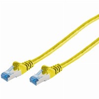 Patchkabel CAT6a RJ45 S/FTP PiMF 0,5m Gelb