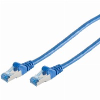 Patchkabel CAT6a RJ45 S/FTP PiMF 5m Blau