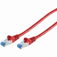 Patchkabel CAT6a RJ45 S/FTP PiMF 5m Rot