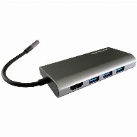 LC-Power LC-HUB-C-MULTI-5 USB-C auf 3xUSB-A/USB-C/HDMI/MicroSD/SD/LAN