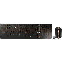 Cherry Desktop DW 9100 SLIM [CH] WL AES black/copper BT