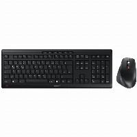 Cherry Desktop STREAM COMFORT Wireless [DE] black Mouse+Keyboard. Fullsize. Silent