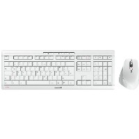 Cherry Desktop STREAM COMFORT Wireless [DE] white Mouse+Keyboard. Fullsize. Silent