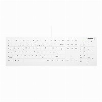 Cherry Keyboard AK-C8112 Medical corded [DE] white kabelgebunden
