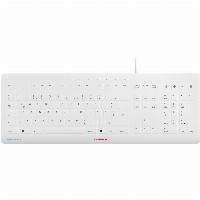 Cherry Keyboard STREAM PROTECT [DE] white grey