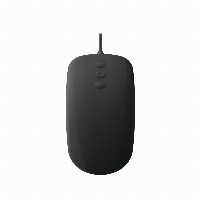 Cherry Mouse AK-PMH3 Medical 3-Button Scroll corded sealed black IP68 kabelgebunden. 3-Button-Scroll-Steuerung. IP68