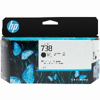 HP 738 130-ml Black DesignJet Ink Cartridge