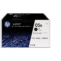 HP 05A LaserJet Toner schwarz Standardkapazitt 2 x 2.300 Seiten 2er-Pack