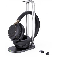 Yealink Bluetooth Headset BH76 Plus with Charging Stand Teams Black USB-C/A