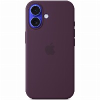 APPLE iPhone16 Silicone Case with MagSafe - Plum